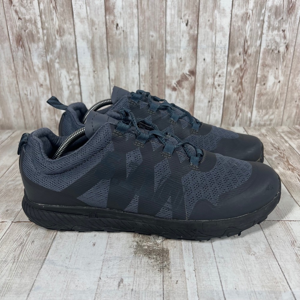 5.11 Tactical A/T Trainer Mens 10.5 Turbulence Grey Black Sneaker 12429